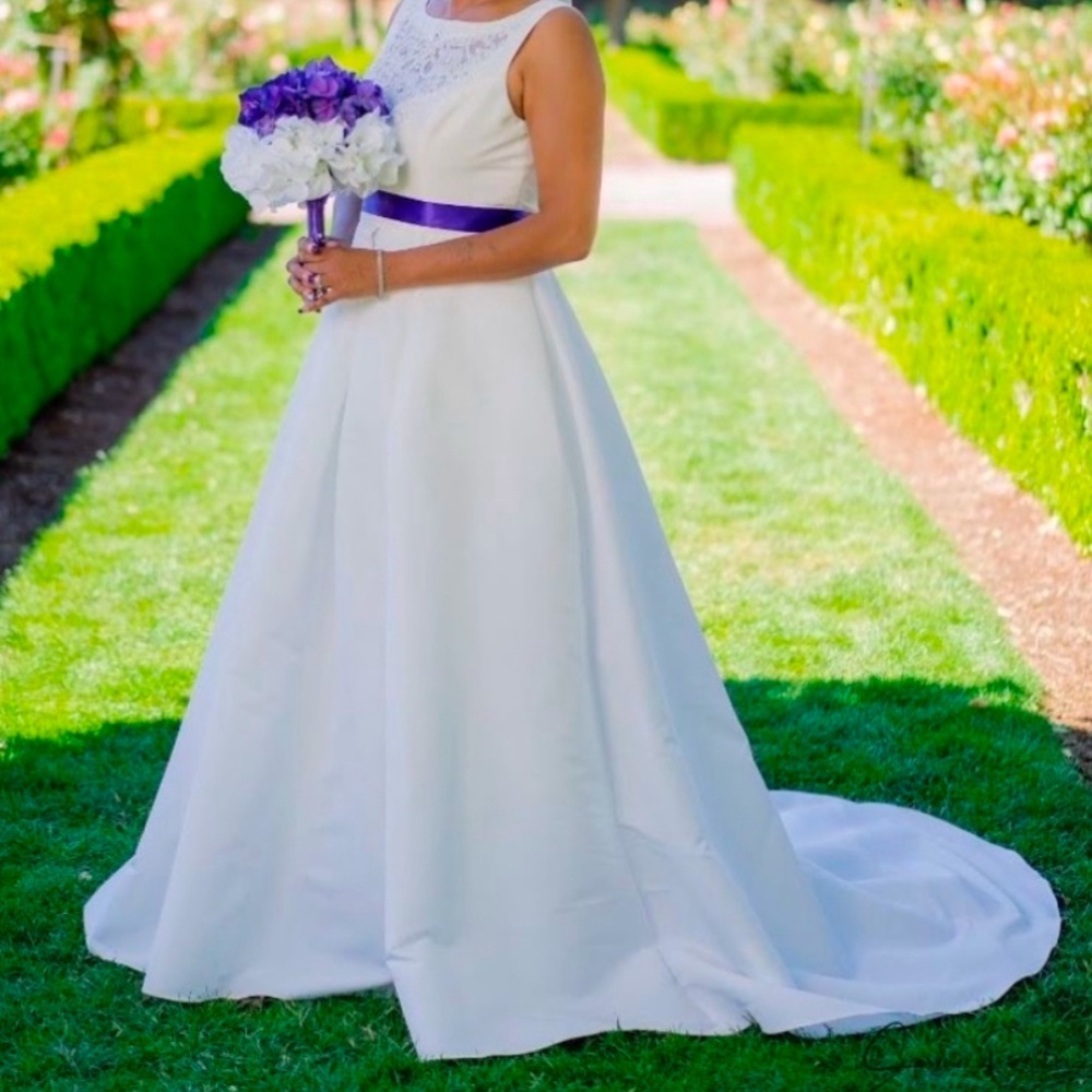 Custom-made wedding dress